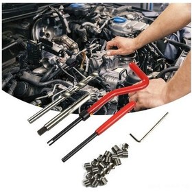 Resim Dancemonkey 25 Adet M6 Çelik Helicoil Seti - Motor & Otomotiv Vidaları İçin Onarım 