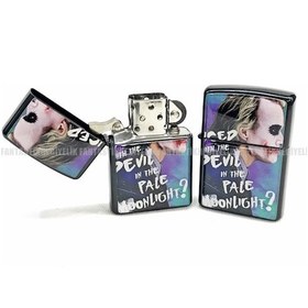 Resim Joker Mat Siyah Kapaklı Benzinli Çakmak N11.1174 