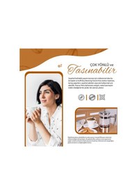 Resim Any Morning Ff110 Kahve Ve Bitki Çayı İçin French Press 600 Ml Gri 