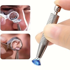 Resim Precision Inlay Pliers - Sentetik Taşlar ve Elmas Tutucu, Ergonomik Metal/Alüminyum Alaşımlı Boncuklar ve Küçük Parçalar Aracı, Takı Yapımı İçin Uygun 