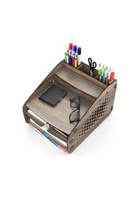 Resim Design Otto Fx Medium Hexa - 6 Renk Evrak Rafı Masaüstü Organizer Ceviz 