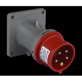 Resim TP Elektrik 5x32a / Ip 44 - Makine Fişi (Eğik) 