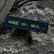 Resim Uyan Neo Morale Taktik Yama Baskılı Çift Taraflı Sembol Askeri Rozet Çatışma Kol Bandı Çanta Stickerları 