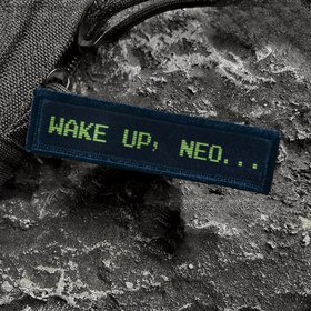 Resim Uyan Neo Morale Taktik Yama Baskılı Çift Taraflı Sembol Askeri Rozet Çatışma Kol Bandı Çanta Stickerları 