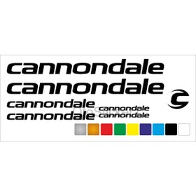 Resim Findify Store Cannondale Bisiklet Kadro Sticker Set Premium Kalite 