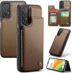Resim Caseme Cüzdan Kılıfı Samsung Galaxy Uyumlu A33 5g Pu Deri Kartlık Standlı İnce Darbeye Dayanıklı Kılıf Rfıd Engelleme 