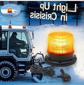 Resim Pazly Yeşil Amber Acil Durum Flaşör, 12v-24v, Manyetik Taban, Tüm Araçlar İçin 