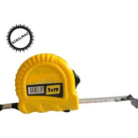 Resim Normadia Bükülebilir Metal Şerit Metre, 5 M, En 19 Mm, Plastik Kasa 