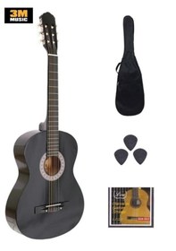 Resim 4/4 Tam Boy Klasik Gitar Siyah 