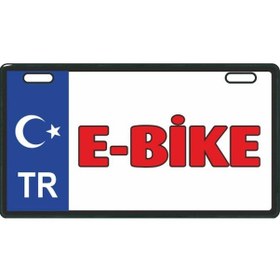 Resim Sevenkardeşler Mavi E-Bike E-Bike Plakalık 