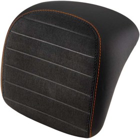 Resim Vespa GTS Supertech 125-300 Çanta Sırt Dayama Pedi *Siyah-Turuncu Fitilli* / PIAGGIO 