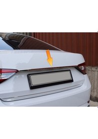 Resim Skoda Süperb 15-2021 Bagaj Çıtası Plakalık Üstü Krom Süper B Pasl 