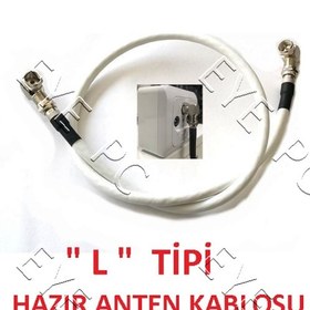 Resim L Tipi 90 Derece Anten Kablosu 1 Rg6 U4 Kablo Uydu Kablosu 