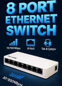 Resim PIX -LINK LV-SW08 SWITCH ETHERNET 8 PORT 10/100MBPS 