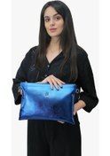 Resim Sosela 67-6016 Kadın Lavio Saks Portföy Çanta - Saks Saks Mavi 