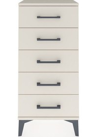 Resim Arges Komodin 5 Çekmeceli 44x30x96 Aytaşı-aytaşı Aytaşı 