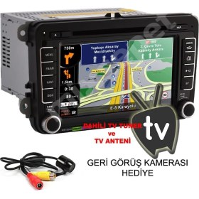 Resim Tvet Jetta 2014 Navigasyon Dvd Multimedya Double Teyp 