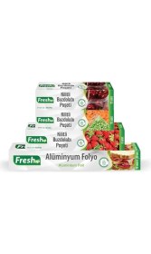 Resim Hype Store Fresh-Up Ekonomik Mutfak Seti Alüminyum Folyo + Buzdolabı Poşeti Seti 