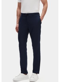Resim D's Damat Ds Damat Slim Fit Açık Lacivert Beli Lastikli İpli Fermuarlı Likralı Rahat Jogger Pantolon 2hc03ortjgr01 Lacivert 