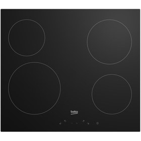 Resim Beko BOV 645 ST Siyah Vitroseramik Elektrikli Ankastre Ocak 