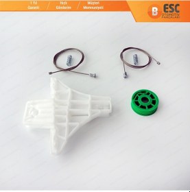 Resim Opel Vectra C 2002-2009 Signum İçin Manuel Arka Sol Cam Kriko Set 