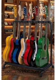 Resim Profesyonel 7'li Gitar Standı Sehpası 1 