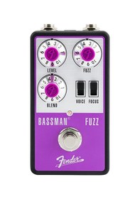 Resim Fender 0234611000 Bassman Fuzz Bas Gitar Pedalı Vintage Bassman Tonlarını Andıran Yoğun Ve Kremsi Fuzz Efekti 