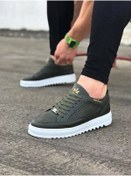 Resim WG Fashion Mp505 Bt Bağcıklı Ortopedik Yüksek/kalın Taban Erkek Sneaker Haki 