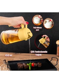 Resim Porsima Alk-3157 Çok Amaçlı Cam Sprey Şişe Yağlık Yağdanlık Sarı 