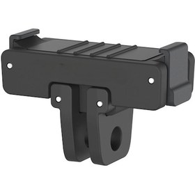 Resim Xindoker Ad691 Osmo 360/actıon 5pro/4/3/2 Uyumlu Çift Sabitlikli Manyetik Hızlı Çıkartmalı Katlanabilir Genişletme Adaptörü 