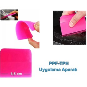 Resim 3EGROUP Ppf Tph Silikon Cekcek Ragle Cam Filmi Cekme Uygulama Aparati Pembe 6X7 5Cm 