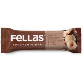 Resim FELLAS Fındıklı Kakaolu Kuruyemiş Bar 30g 
