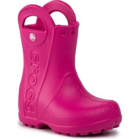 Resim Crocs Handle It Çocuk Yağmur Çizmesi 12803-6x0 Pembe 