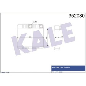 Resim Kalorifer Al/Pl/Brz 3 X3 (E46) 1998- Alpina B3 504646018 
