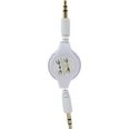 Resim Powermaster Makaralı 3.5 Mm Stereo Erkek/Erkek Kablo (Narita Nrt-118) 