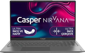 Resim Casper Nirvana X600.155H-DF00X-G-F Intel Core 7 155H 32GB RAM 1TB NVME SSD 15.6" Freedos Dizüstü Bilgisayar 