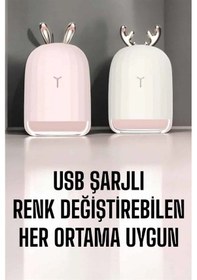 Resim Ceylan Adam Hava Nemlendirici Aromaterapi Hava Temizleyici Renk Değiştirebilen 