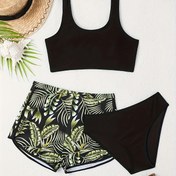 Resim Y1024Y1024, Plaj Kıyafeti | Boyun Askılı Bikini | Şeffaf Olmayan Malzeme 