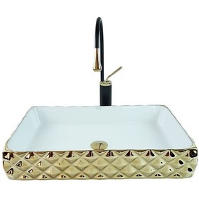 Resim Pure Crystal Altın Çanak Lavabo Gw-100 