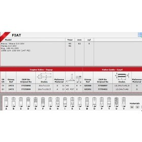 Resim Güneş Sibop Takımı 2472 2473 In 10 Ex 10 Bravo Hgt 2.0 20v KNO-GÜNEŞ-2472-2473 