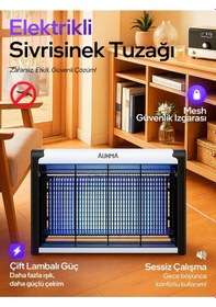 Resim Elektrikli Uv Sinek Öldürücü Zincirli Askılı Sinek Tuzağı Elektrikli Sivrisinek Kovucu 