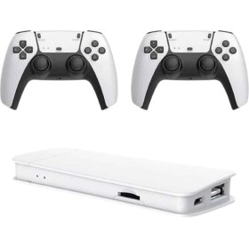 Resim Prativas 2.4 Ghz Oyun Konsolu Çift Konsol 4K Hd Game Stick 