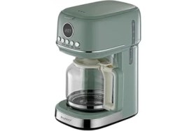 Resim Gem Retro Filtre Kahve Makinesi - 900 W, 1,5 L Cam Demlik | Mint Yeşil 