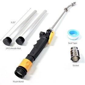 Resim Vkemall Rv Isıtıcı Anot Çubuğu Seti - 3/4npt Açıklama Aleti, Flush Wand Ve Metal Parçalar İçeren Kombinasyon 