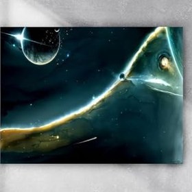 Resim Postermanya (pster9200) Uzay Sanatsal Poster (90x130cm) 