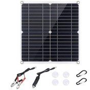 Resim Tek Kristal Güneş Paneli 18v 15w: Taşınabilir Usb+dc5521 Arabalarda, Teknolojik Cihazlarda Ve Akülerde Şarj 