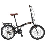 Resim Ümit Cunda 20 6 S 2034 Katlanır Bisiklet Siyah - Gold 