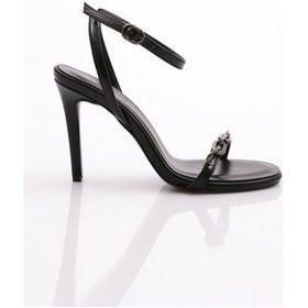 Resim Dgn 3031 Kadin Abiye Ayakkabi 3031-1974-R1534 Siyah 