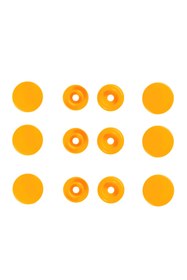 Resim Monako Limited Edition 30 Adet DİKİŞSİZ Sarı Çıtçıt, T5 = 12,4 Mm, Kolay Takılır, PlastikÇıtçıt Sarı Çıt Çıt 