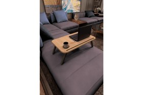 Resim Zeo Wood Design Mdflam Laptop Sehpası 